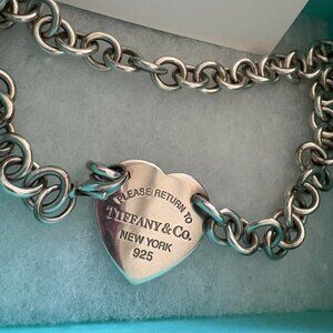 Tiffany & Co. heart tag necklace